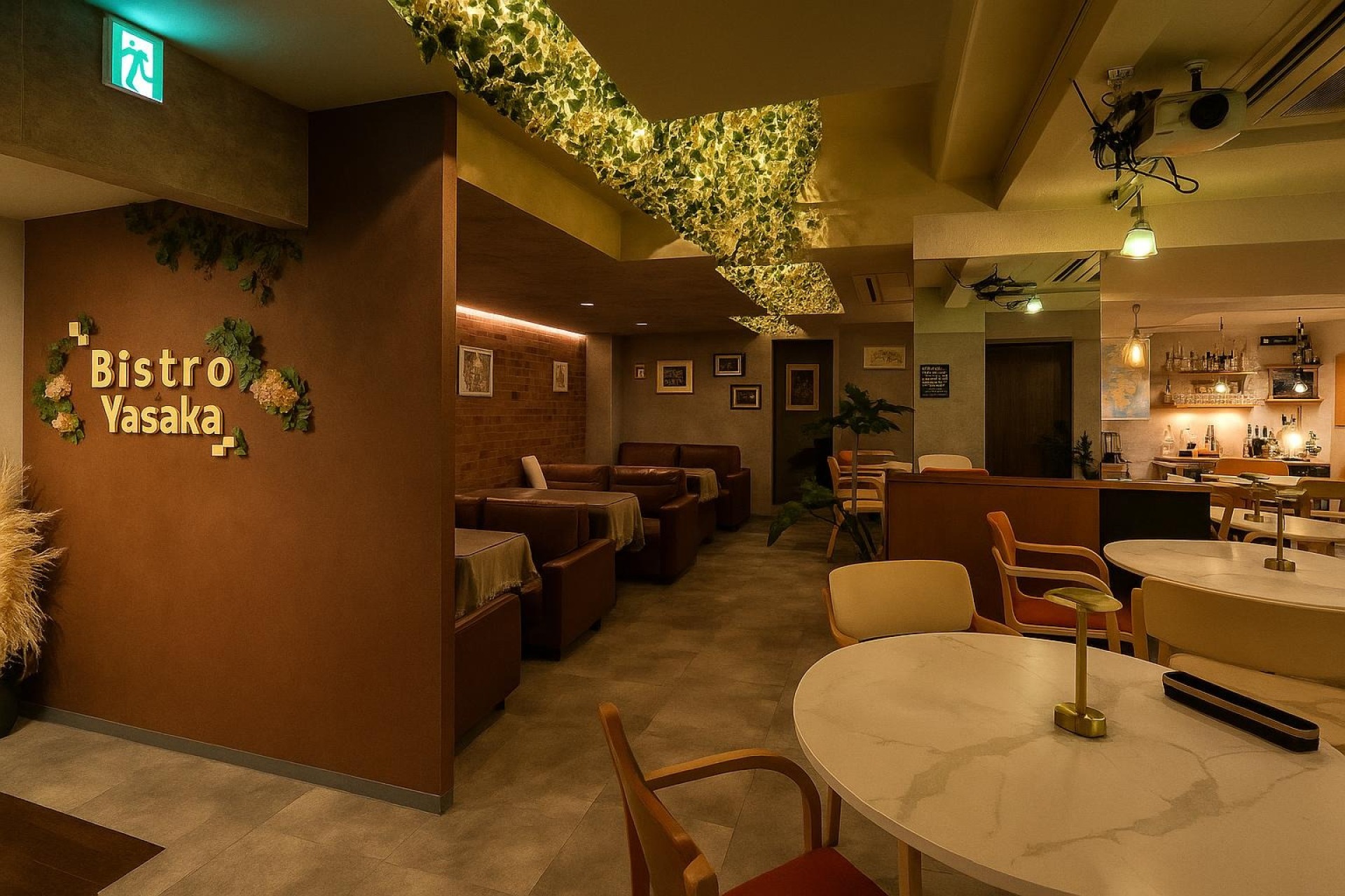 おしゃれな雰囲気 | 大阪府心斎橋のビストロならBistro Yasaka